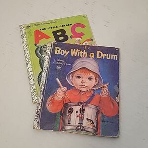 Two vintage little golden books